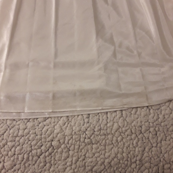 One-Shoulder White Gown With Gold Beading - Picture 6 of 8